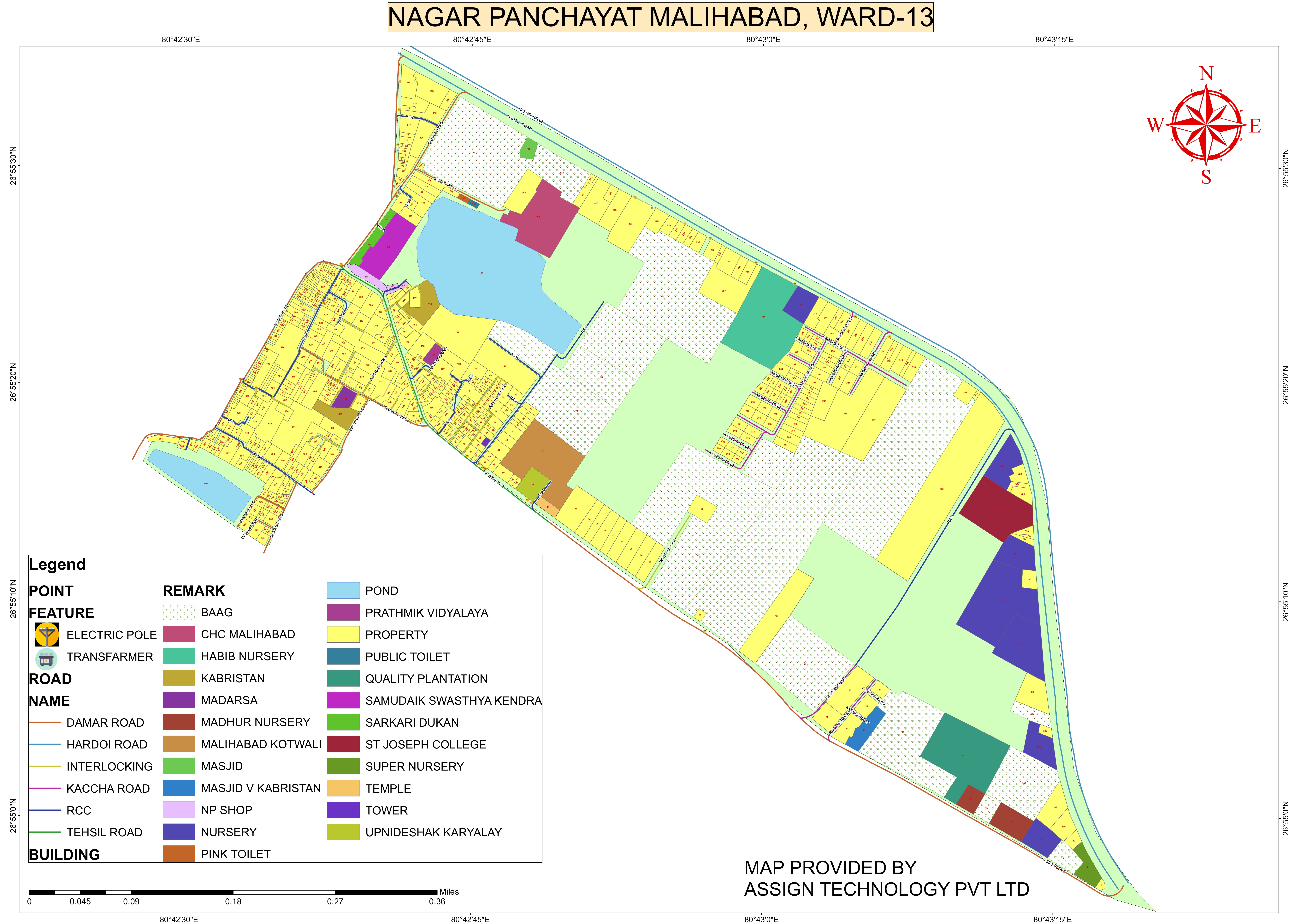 Map of Ward 1